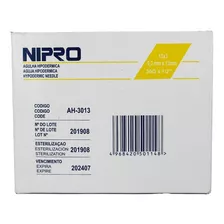 Aguja HiPodérmica 30g X 1/2 - Caja X 100 Unidades - Nipro