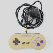 Controle Super Nintendo Snes Cinza 