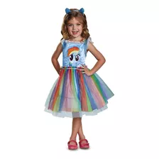 Disfraz De My Little Pony Rainbow Talla 2 Para Niña,