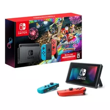 Nintendo Nintendo Switch Switch 32gb Mario Kart 8 Deluxe Cor Vermelho-néon, Azul-néon E Preto