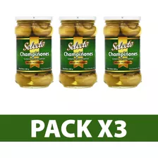 Pack X 3 Und Champiñones Enteros Selecto - Kg a $92