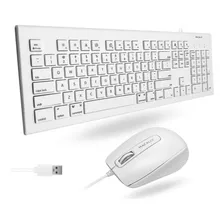 Combinación De Teclado Y Mouse Con Cable Usb Macally De 104 