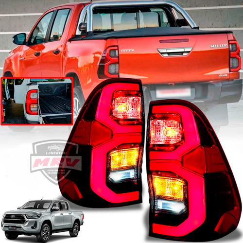 Farol Trasero Led Rh O Lh Toyota Hilux New Revo Rocco 2021 Foto 10