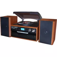 Tocadiscos Con Parlantes Boytone Bt-24mb Bluetooth