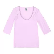 Blusa Feminina Básica Em Ribana