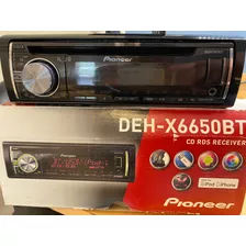 Stereo Pioneer Deh-x6650bt Con Mando Original Renault