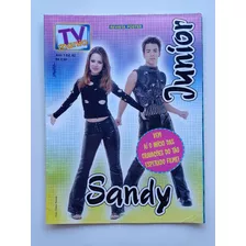 Revista Pôster Tv Mania Nº 62 - Sandy E Júnior - 2002