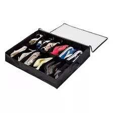 Organizador Bajo Cama De Zapatos Premium 12 Espacios R Ambar