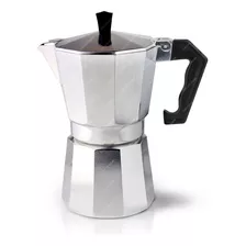 Cafetera Tipo Italiana De Aluminio 3 Pocillos