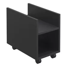 Suporte Porta Cpu Gabinete Com Rodinhas Preto