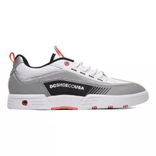 Tenis Dc Shoes Legacy 98 Slim Se Grey White Skate Hombre