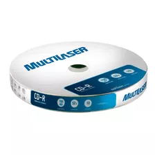 Kit 10 Unidades Mídia Multilaser Cd-r Vel. 52x Cd027 Outlet