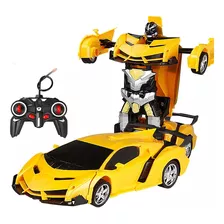 Vlseek Control Remoto Transform Car, Rc Robot Recargable [u]