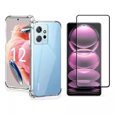 Capa Anti Impacto Para Xiaomi Redmi Note 12 5g + Pelicula 3d