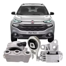 Kit 3 Coxim Motor Cambio Fiat Toro 2.4 16v Flex 2017 A 2021 