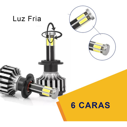 Focos Fiesta Ford 2005-2013 Delanteros 6 Caras H7 Foto 6