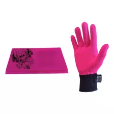 Kit Luva/espatula Pink Envelopamento Insulfilm Profissional