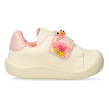 Tenis Casuales Beige-rosado Bubblegummers Qadira Niña