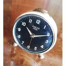 Raro Reloj Flexo Stella Despertador Mecánico Antiguo