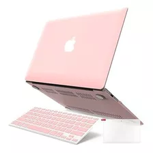 Estuche Y Protector Para Macbook A1466 A1369 Rosado