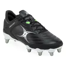 Botines Rugby Gilbert Sidestep X15 Lo 8 Stud C/ Negro