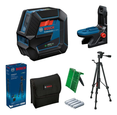 Nivel Laser Bosch Lineas Y Puntos Verde Gcl 2-50 G + Tripode