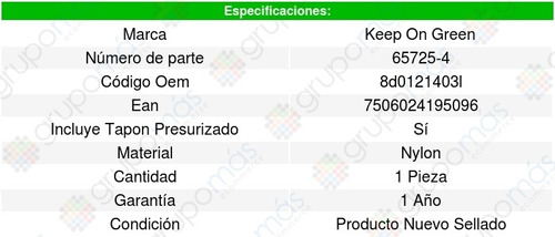 Deposito Anticongelante Audi A4 V6 2.8l 98/01 Kg 1230449 Foto 6