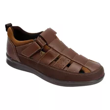 Sandalias Hombre Casuales Vestir Velcro