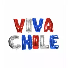 Globo Inflables Letras Viva Chile Fiestas Patrias 18 Sept