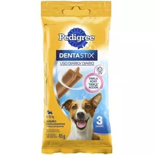 Petisco Cães Ad Raças Pequenas Pedigree Dentastix 45g 3 Un