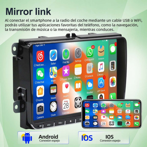 9 Autoestreo Android13 Mirror Link Bt Gps For Vw Skoda Polo Foto 3