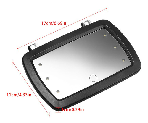 Espejo Retrovisor De Coche De Maquillaje De Sombra De Sol Es Foto 9