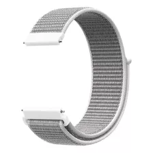 Pulseira Nylon Loop Encaixe Universal 22mm Todas As Cores Cor Branco Largura 22 Mm