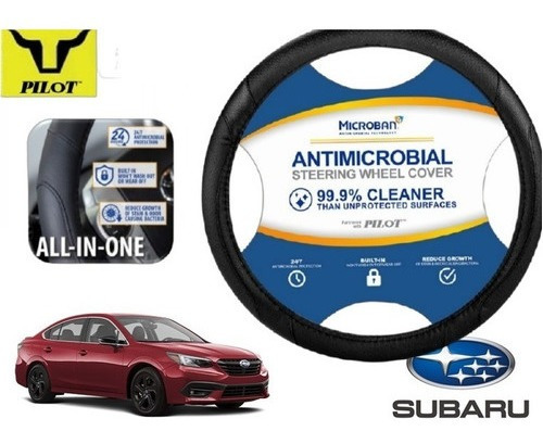 Funda Cubrevolante Negro Antimicrobial Subaru Legacy 2020 Foto 4