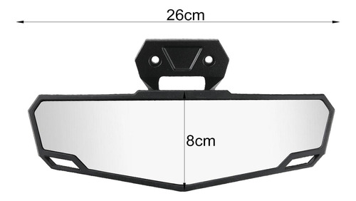 Espejo Retrovisor Central Convexo 2883763 Para Polaris Rzr Foto 2