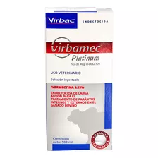 Virbamec Platinum 500 Ml Virbac Endectocida Para Bovinos