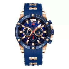 Reloj De Pulsera Mini Focus De Silicona Para Hombre, Moderno