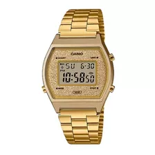 Reloj Mujer Casio Vintage B-640wgg-9d Joyeria Esponda Color De La Malla Dorado Color Del Bisel Dorado Color Del Fondo Dorado