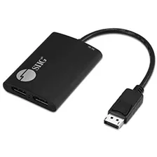 Siig 1x2 Displayport [dp] Divisor Y Adaptador De Monitor Mu