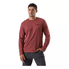 Polera Hombre Andesgear Ml Condor Ag Rojo