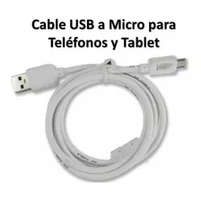 Cable Micro Usb Grueso Alta Calidad - (3 Pack)