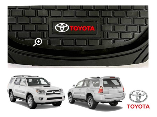 Tapetes 3d Logo Toyota + Cubre Volante 4runner 2004 A 2009 Foto 5