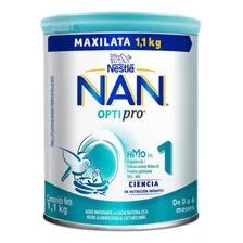 Leche De Fórmula En Polvo Sin Tacc Nestlé Nan Optipro 1 En Lata De 1 De 1.1kg - 0 A 6 Meses