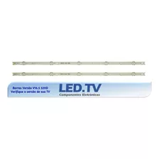 Kit 2 Barra Led 32lj520b 32lj600b 32lj601c Versão V16.5 32hd