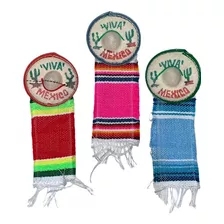 Sombrero Sarape 25 Pieza Recuerdo Adorno Mexicano 16 Sept