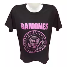 Remera R.a.m.o.n.s. Modelo Común Manga Corta