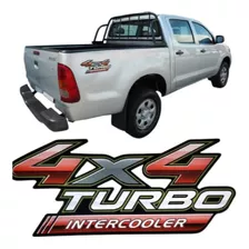 Emblema Adesivos Toyota 4x4 Turbo Intercooler Hilux 09/13