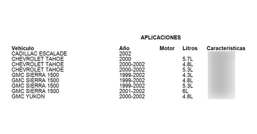 Luna Espejo Derecho Gmc Sierra 1500 2001-2002 6.0l Gm Parts Foto 4