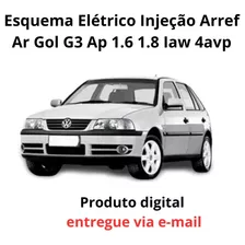 Esquema Elétrico Injeção Arref Ar Gol G3 Ap 1.6 1.8 Iaw 4avp