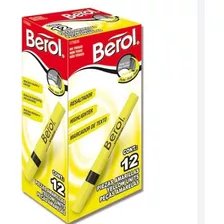 Marcador De Texto Berol Marcatextos Amarillo Punta Cincel